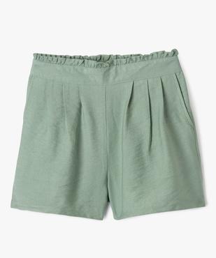 Short ample en viscose fluide à enfiler fille vue1 - GEMO 4G FILLE - GEMO