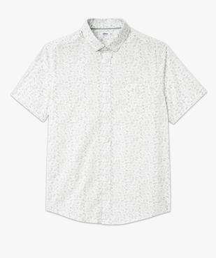 Chemise manches courtes fleurie homme vue4 - GEMO (HOMME) - GEMO