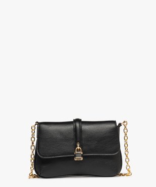 Sac besace compact avec bandoulière chaine femme vue1 - GEMO (ACCESS) - GEMO