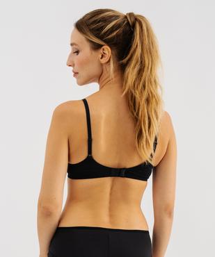 Soutien-gorge triangle sans armature à bonnets moulés vue6 - GEMO 4G FEMME - GEMO