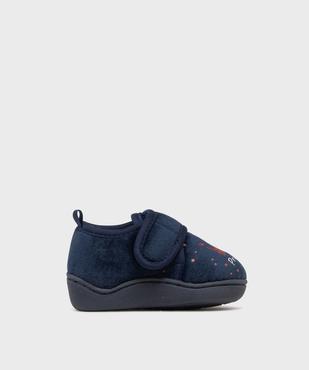 Chaussons en velours avec motifs pailletés bébé fille vue1 - GEMO 4G BEBE - GEMO