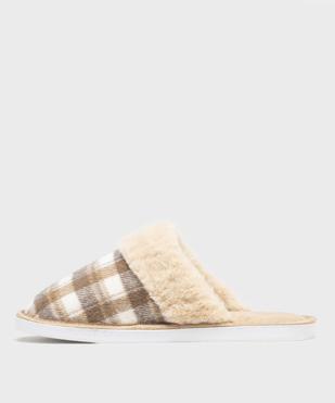 Chaussons mules en velours femme vue3 - GEMO(HOMWR FEM) - GEMO