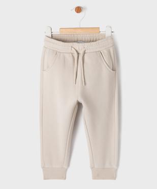Pantalon de jogging molletonné bébé garçon vue1 - GEMO 4G BEBE - GEMO