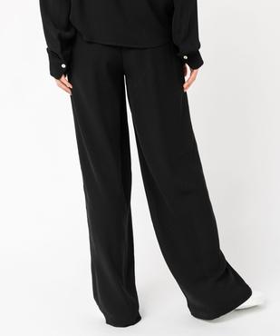 Pantalon fluide à micro motifs ton sur ton femme vue3 - GEMO(FEMME PAP) - GEMO
