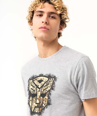 Tee-shirt homme imprimé à manches courtes - Transformers vue2 - TRANSFORMERS - GEMO