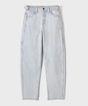 Jean barrel en denim délavé fille - Camps United vue1 - CAMPS - GEMO