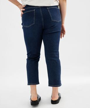 Pantacourt droit en denim stretch femme grande taille vue4 - GEMO (G TAILLE) - GEMO