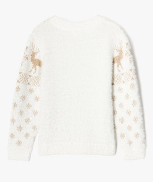 Pull de Noël avec motifs scintillants fille vue3 - GEMO (ENFANT) - GEMO