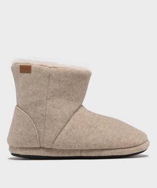 Chaussons boots avec doublure sherpa femme - DIM vue1 - DIM - GEMO