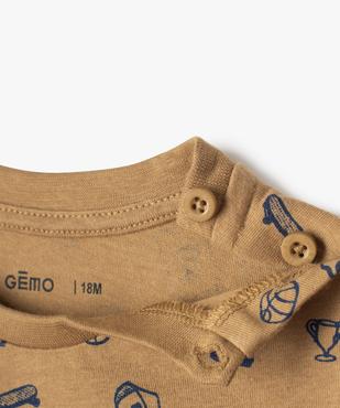 Tee-shirt bébé garçon à manches courtes (lot de 3) vue2 - GEMO(BEBE DEBT) - GEMO