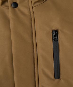 Parka à capuche avec doublure douillette garçon vue3 - GEMO 4G GARCON - GEMO
