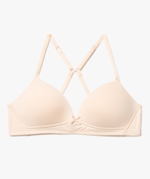 Soutien-gorge avec bonnets paddés et bretelles multipositions fille vue1 - GEMO 4G FILLE - GEMO