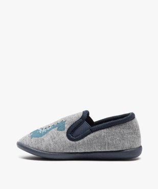 Chaussons garçon en jersey imprimés dinosaure vue3 - GEMO (ENFANT) - GEMO