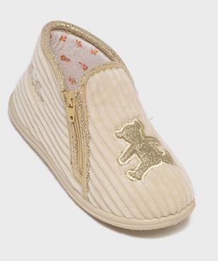 Chaussons montants zippés bébé fille - LuluCastagnette vue5 - LULUCASTAGNETTE - GEMO
