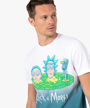 Tee-shirt homme avec motif XXL – Rick and Morty vue2 - RICK ET MORTY - GEMO