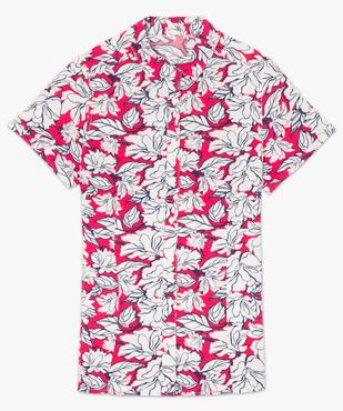 Chemise femme à manches courtes imprimée vue4 - GEMO(FEMME PAP) - GEMO