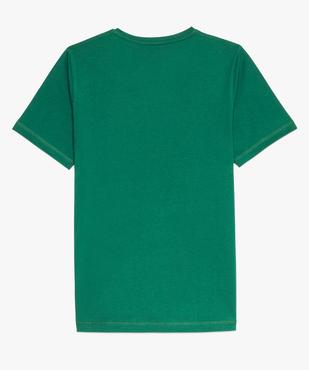 Tee-shirt garçon uni à manches courtes vue3 - GEMO 4G GARCON - GEMO