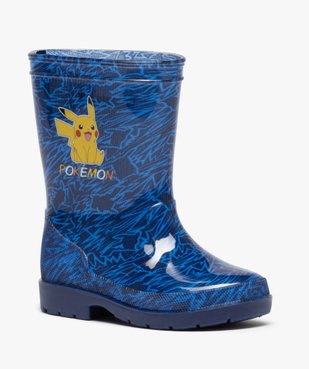 Bottes de pluie garçon Pikachu - Pokémon vue2 - POKEMON - GEMO