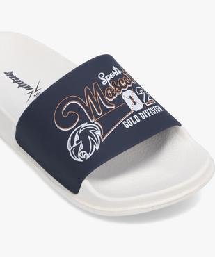 Mules de piscine garçon motifs style campus vue6 - GEMO (ENFANT) - GEMO