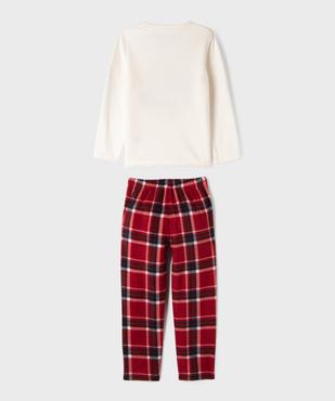 Pyjama en polaire imprimé Noël garçon vue4 - GEMO (ENFANT) - GEMO