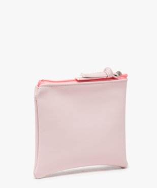 Pochette femme avec motif licorne et fermeture zippée vue2 - GEMO (ACCESS) - GEMO