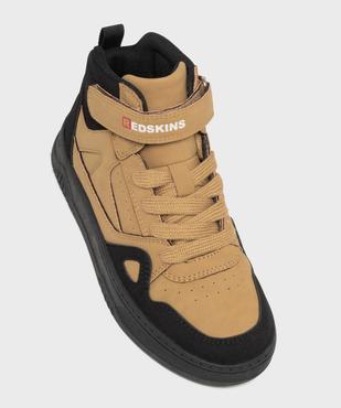 Baskets montantes à lacets et scratch garçon - Redskins vue5 - REDSKINS - GEMO