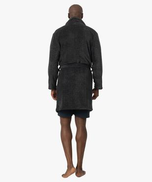 Robe de chambre peignoir en maille peluche homme vue3 - GEMO(HOMWR HOM) - GEMO