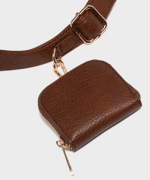 Grand sac banane avec porte-monnaie femme vue4 - GEMO (ACCESS) - GEMO