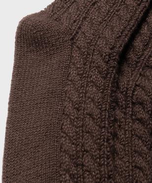 Chaussettes en maille torsadée femme vue2 - GEMO(HOMWR FEM) - GEMO