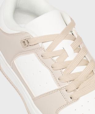 Baskets bicolores à lacets femme - Camps United vue6 - CAMPS - GEMO