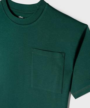 Tee-shirt manches courtes coupe oversize garçon vue2 - GEMO (JUNIOR) - GEMO
