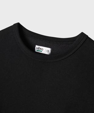 Sweat uni intérieur molletonné garçon vue2 - GEMO 4G GARCON - GEMO
