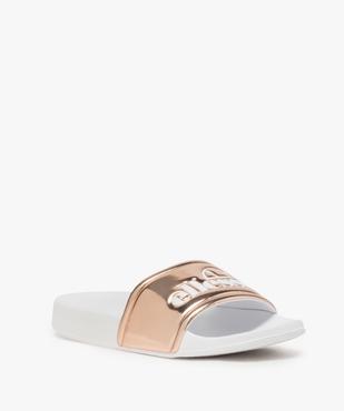 Mules de piscine fille à bandeau métallisé – Ellesse vue2 - ELLESSE - GEMO