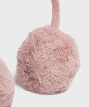 Cache-oreilles ajustable en matière duveteuse fille vue2 - GEMO (ENFANT) - GEMO