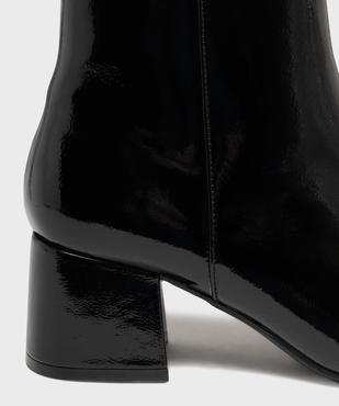 Boots à talon vernis femme vue6 - FOLLOW ME - GEMO