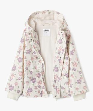 Imperméable à capuche à motifs fleuris fille vue3 - GEMO (ENFANT) - GEMO