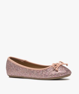 Ballerines fille pailletées avec nœud décoratif vue2 - GEMO (ENFANT) - GEMO