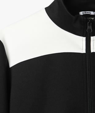 Sweat zippé avec col montant spécial sport fille vue3 - GEMO (JUNIOR) - GEMO