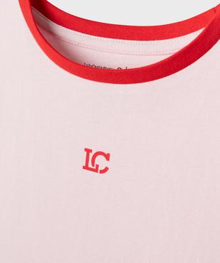 Tee-shirt col rond imprimé fille - LuluCastagnette vue2 - LULU CASTAGNETTE G4G D - GEMO