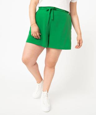 Short en matière satinée femme grande taille vue2 - GEMO (G TAILLE) - GEMO