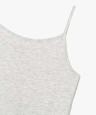 Débardeur en coton extensible à fines bretelles fille vue2 - GEMO 4G FILLE - GEMO