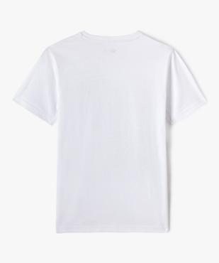 Tee-shirt manches courtes en coton imprimé garçon vue3 - GEMO 4G GARCON - GEMO