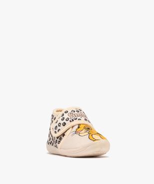 Chaussons bottillons bébé motif Simba - Le Roi Lion Disney vue2 - ROI LION - GEMO