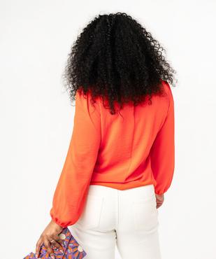 Blouse à manches longues femme grande taille vue5 - GEMO (G TAILLE) - GEMO