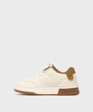 Baskets à scratch look urbain motif dinosaure garçon - 5 Miles vue3 - 5 MILES - GEMO