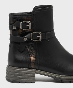 Boots avec brides fantaisie sur la tige femme - Emilia Rosa vue6 - EMILIA ROSA - GEMO