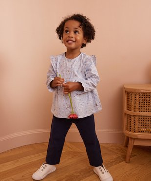 Blouse manches longues à rayures bébé fille - LuluCastagnette vue7 - LULUCASTAGNETTE - GEMO