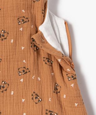 Gigoteuse en gaze de coton pandas vue3 - GEMO(BB COUCHE) - GEMO