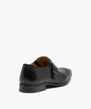 Derbies homme en cuir uni et bride à boucle – Pierre Cardin vue5 - PIERRE CARDIN D - GEMO