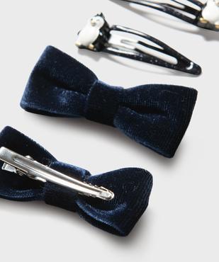 Barrettes à cheveux esprit Noël fille (lot de 4) vue2 - GEMO (ACCESS) - GEMO